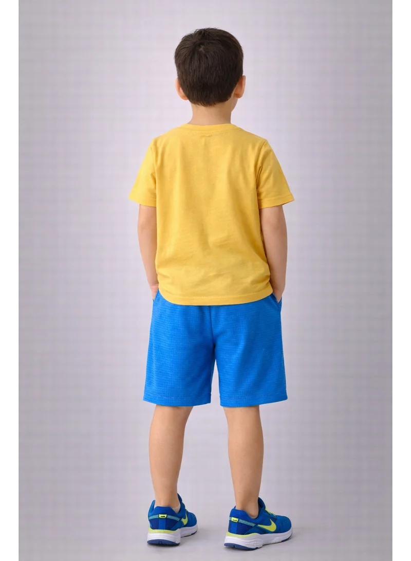 Victor And Jane  Boys’ 2-Piece Set – Adventure Graphic T-Shirt & Shorts for Men | Best Price UAE